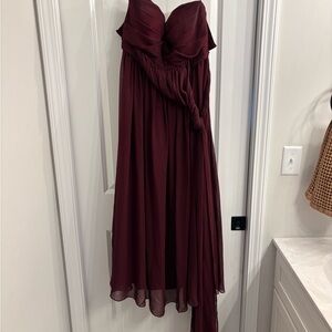 Birdy Grey Strapless Wine Dress